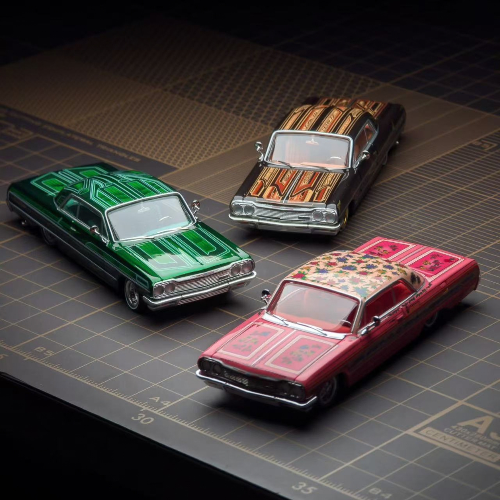 97M Impala Lowrider Gypsy Rose 1:64 – COLLECT64