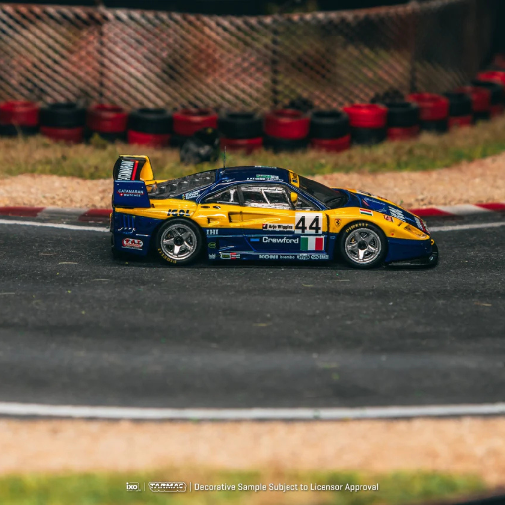 Tarmac Works X iXO Models 1/64 Ferrari F40 GTE 24h of Le Mans 1996