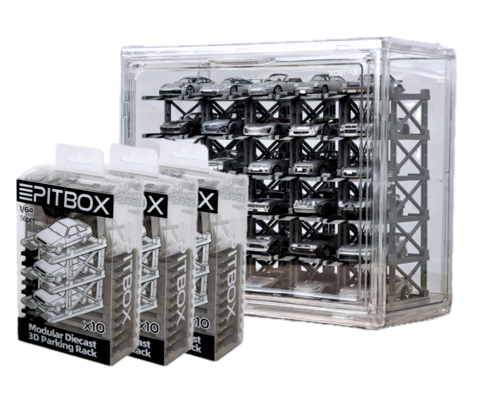 PITBOX Display Box & Parking Rank x30 (3 Boxes)